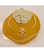 2002 Salt Lake City Winter Olympics Cream Filled Doughnut Pin - £23.14 GBP
