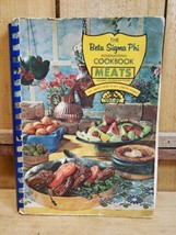 Vintage 1967 The Beta Sigma Phi International Cookbook Meats 2000 Recipes - £17.25 GBP