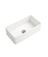 Deep Apron Farmhouse Sink: White, 30 Inch - $8,777.02 MXN
