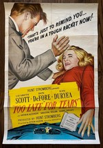 TOO LATE FOR TEARS (1949) Film-Noir Lizabeth Scott &amp; Dan Duryea Stone Li... - $350.00
