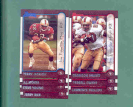 1999 Bowman San Francisco 49ers Football Team Set  - £2.39 GBP