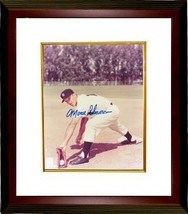 Bill &quot;Moose&quot; Skowron signed New York Yankees 8x10 Photo Custom Framed (deceased) - £63.34 GBP