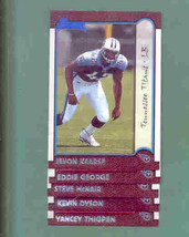 1999 Bowman Tennessee Titans Football Team Set  - £1.97 GBP