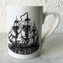 Portmeirion Sailing Ships Large Mug - Vintage 1960s Design High Gloss Gl... - $18.95