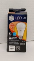 GE LED Soft White Bulb 6 Watt 40 Watt Replacement Dimmable A19 480 Lumens NEW - £8.64 GBP