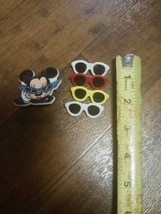 1980s White Rim Sunglasses Lapel Hat Pin Lot Disney Minnie Mouse  - £15.56 GBP