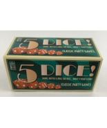 5 Dice Shake Rattle Roll Classic Party Game 2011 Lagoon Group Yahtzee Se... - $19.75