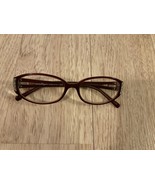 Salvatore Ferragamo Eyeglasses 162 53-16-135 Maroon STAGGER RIGHT TEMPLE - £24.81 GBP