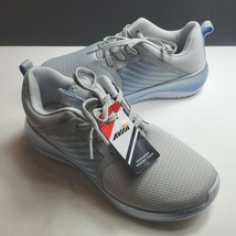 Avia Women&#39;s Memory Foam Athletic Sneaker Gray Grey Blue Avi Coast US 6.5 or 7.5 - £12.86 GBP