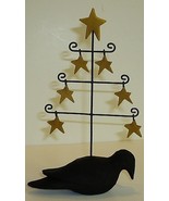 Primitive Star Tree with Crows - £4.78 GBP