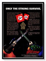 GHS Strings Boomers Print Ad Vintage 1997 Magazine Advertisement - $9.70