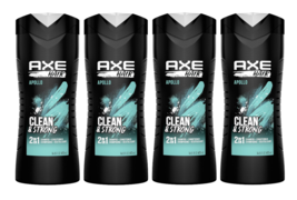 AXE 2 in 1 Shampoo and Conditioner Apollo 16 oz 4 Pack - £29.12 GBP