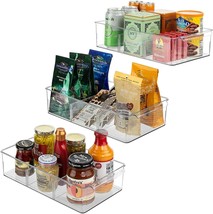 Sorbus Organizer Bins with Removable Compartments for Cabinet &amp; Fridge (... - £40.90 GBP