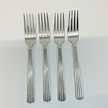 4 STANLEY ROBERTS 18/10 *Adriene* Stainless Korean H Flatware Dinner For... - $44.99