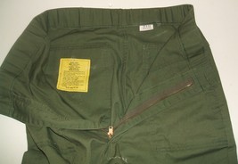 US Military poly-cotton utility trousers 32X33, Coastal Industries 1984  - £23.43 GBP