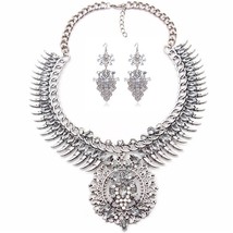 New Hot Boho Vintage Collar Necklace Jewelry Sets Fashion Multilayer Big Choker  - £21.30 GBP