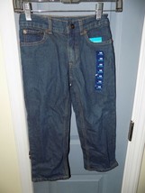 Basic Editions Relaxed Fit W/Adjustable Waist Jeans Size 5 Boy&#39;s NWT - £14.58 GBP