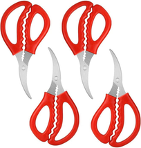 4Pcs Seafood Scissors Crab Scissors Seafood Shears Multifunctional Crab ... - $9.80