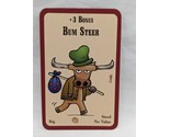 The Good The Bad And The Munchkin Bum Steer Promo Card - $17.81