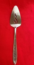 Vintage Ekco Eterna Cake Pie Server Pierced 10&quot; Stainless Country Garden... - $162.25 MXN