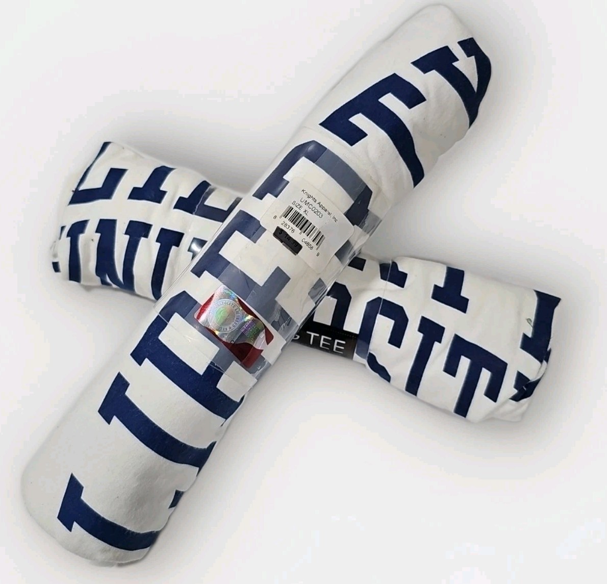 Liberty University Flames XL T-Shirt Lot Of 2  NEW White And Blue  - $16.78