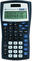 TI-30XIIS Scientific Calculator, Black with Blue Accents - £18.66 GBP