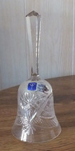 Beautiful vintage 24% lead crystal hand cut Grape etched BELL Made in Hungary - £8.92 GBP