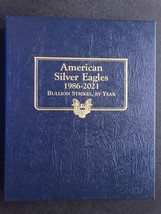 Whitman American Silver Eagle Coin Album 1986-2021 #3395 - £25.85 GBP