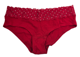 Victoria&#39;s Secret PINK 2013 Extra Low Rise Hipster Panty Red Studs Print... - $44.54