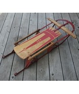 Coast To Coast CC Coast King Jet Sled Vintage Red Snow Sled Collectible - €106,56 EUR