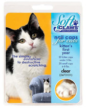 Soft Claws Clear Nail Caps for Cats: Vet-Developed, Humane Solution - $19.75+