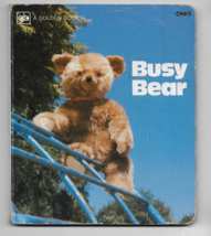 Vintage Golden Board Book Busy Bear 1980 - £4.73 GBP