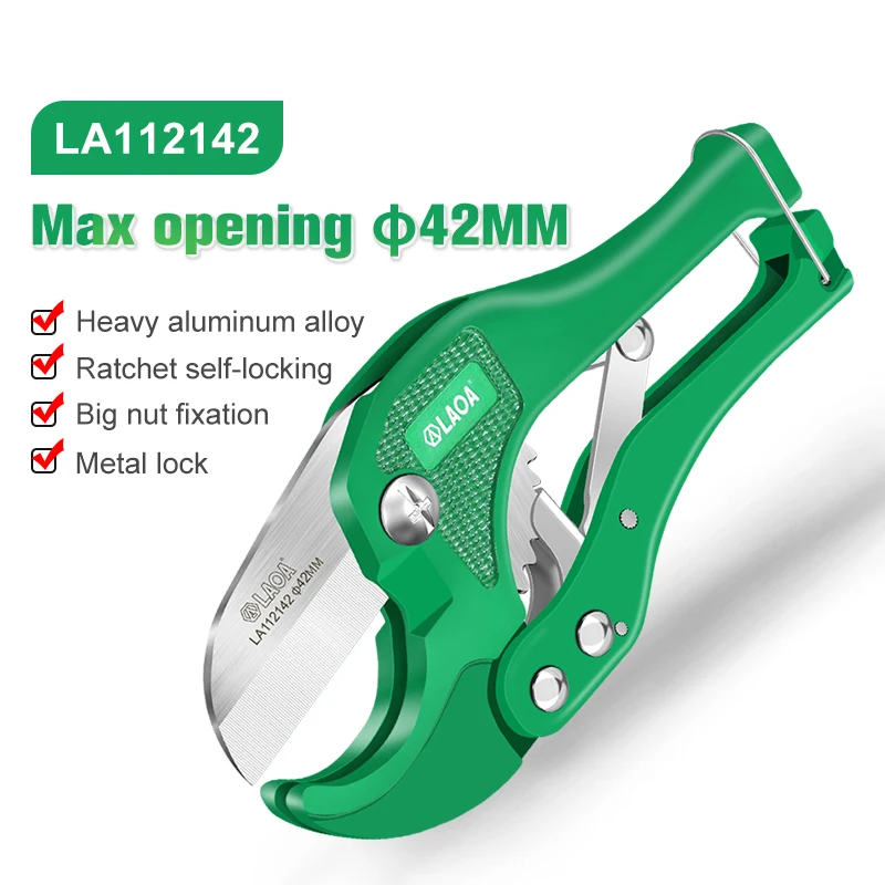 LAOA 42MM PVC Pipe Cutter Aluminum Alloy  Cutting PPR Pipe  Cutter 5CR13 Blade P - £177.32 GBP