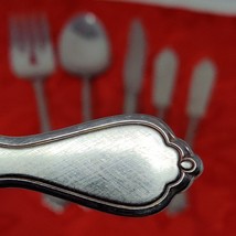 6 pcs Serving Pcs SSS Oneida Trinity Stainless Fork Spreader Spoons Butt... - $19.98