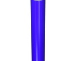 Brilliant Blue Glossy 12&quot; X 10 Foot Roll Of 651 Adhesive-Backed Vinyl Fo... - $16.99