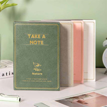 Cute PU Leather Cover Journals Notebook Lined Paper Diary Planner 196Pages - £17.63 GBP