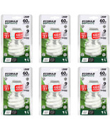 Feit Electric BPESL13T/GU24 Soft White Non-Dimmable Light Bulbs (Pack of 6) - £31.46 GBP
