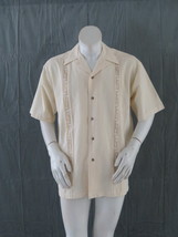 Vintage Cream Coloured Cigar Lounge Shirt - Made in Mexico - By Somi  - £47.05 GBP