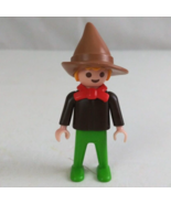 1981 Geobra Playmobile Children Shepherd Child 2&quot; Toy Figure With Hat - $13.43 CAD