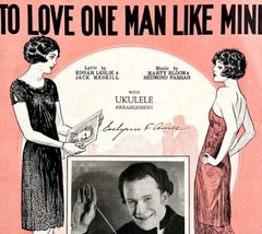 I&#39;d Leave Ten Men Like Yours 1926 Sheet Music Piano Ukulele Paul Ash DWFF3 - £15.65 GBP