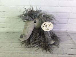 Aurora World Luxe Boutique Designer Elan Elephant Plush Stuffed Animal Toy Gray - £27.13 GBP