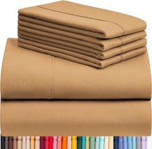 LuxClub 6 PC Full Sheet Set, Breathable Luxury Bed Sheets, - - £30.39 GBP