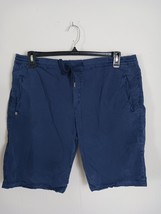 40 Weft Navy Blue Drawstring Casual Shorts Men&#39;s Size 40X11 - $16.46