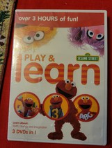 Sesame Street Play &amp; Learn DVD - £11.86 GBP