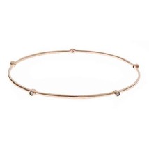 Eternity Bangle Stackable Women Bracelet Slip-on 0.15 Ct Diamond 14k Ros... - $25,816.16 MXN