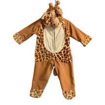 Giraffe Full Body Costume Kids Size Small 4 6 Halloween Dress Up Hooded Fun - $19.79