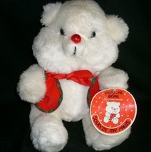 VINTAGE FAIRVIEW CHRISTMAS TEDDY BEAR ELECTRONIC MUSICAL STUFFED ANIMAL ... - £44.09 GBP