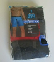Three Fruit of the loom boxer briefs Size Small 100% Cotton Red and Black - £12.60 GBP