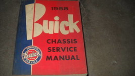 1958 GM Buick All Series Service Shop Repair Manual OEM FACTORY Engine Chassis - $80.80