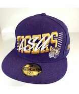 LSU Tigers New Era 59FIFTY Purple Embroidered Hat Fitted Size 7 1/2 Hat ... - $512.46 MXN